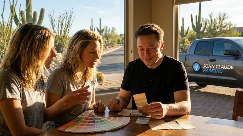 Dulux colour fandeck open on a table in a Melbourne home's natural light