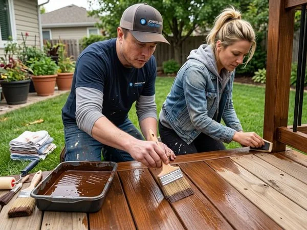 Timber Staining & Sealing project example 2